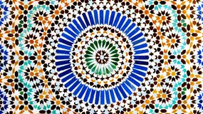 Islamic tile mosaic
