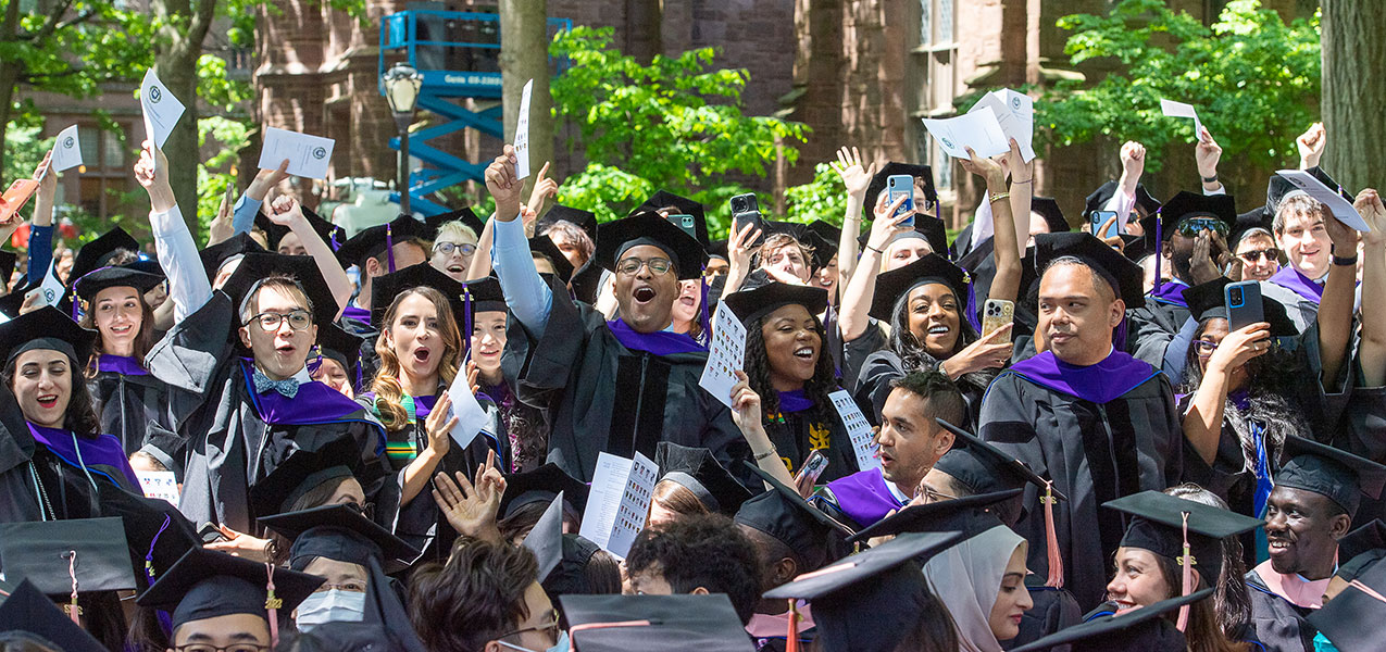 Graduates cheer on Old Campus