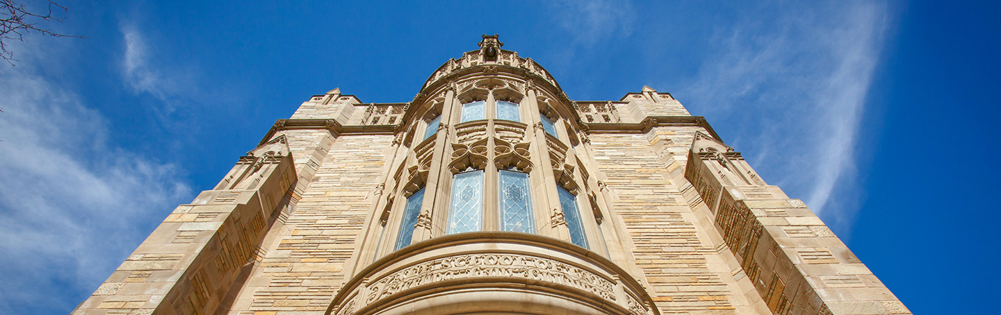 front facade of Yale Law School