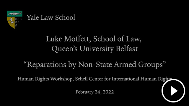 Human Rights Workshop: Luke Moffett