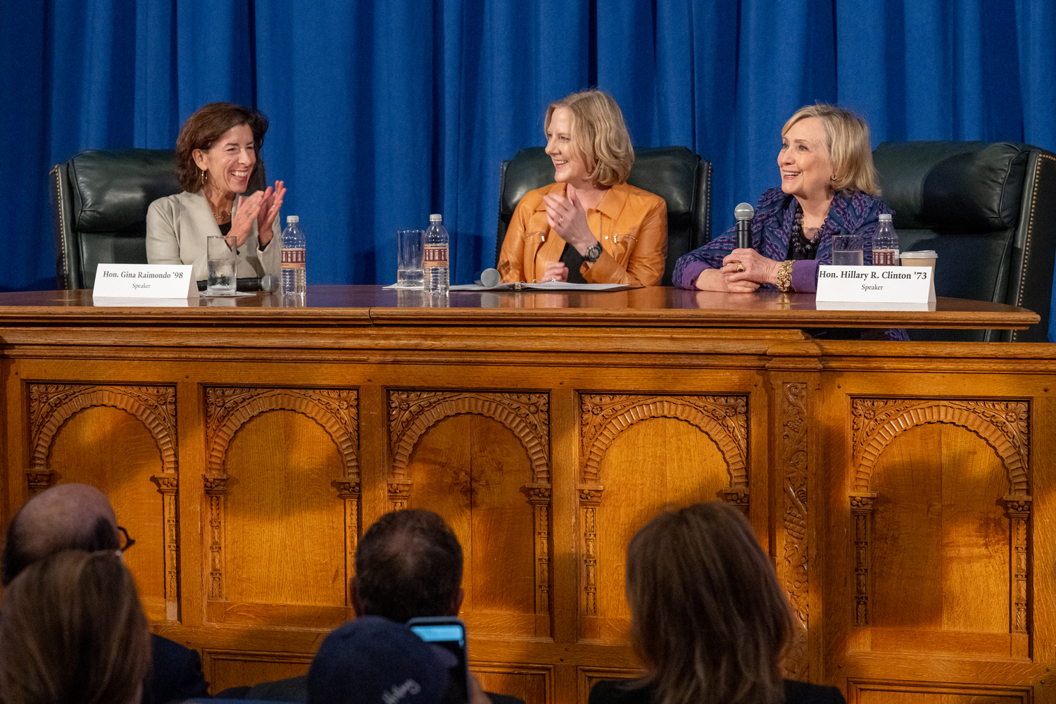 Gina Raimondo, Heather Gerken, and Hillary Clinton