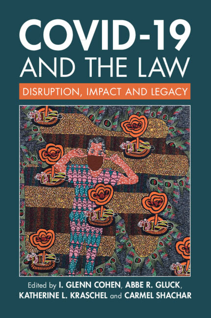 book cover for book titled COVID-10 and the Law