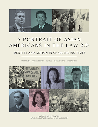 report cover for A Portrait of Asian Americans in the Law