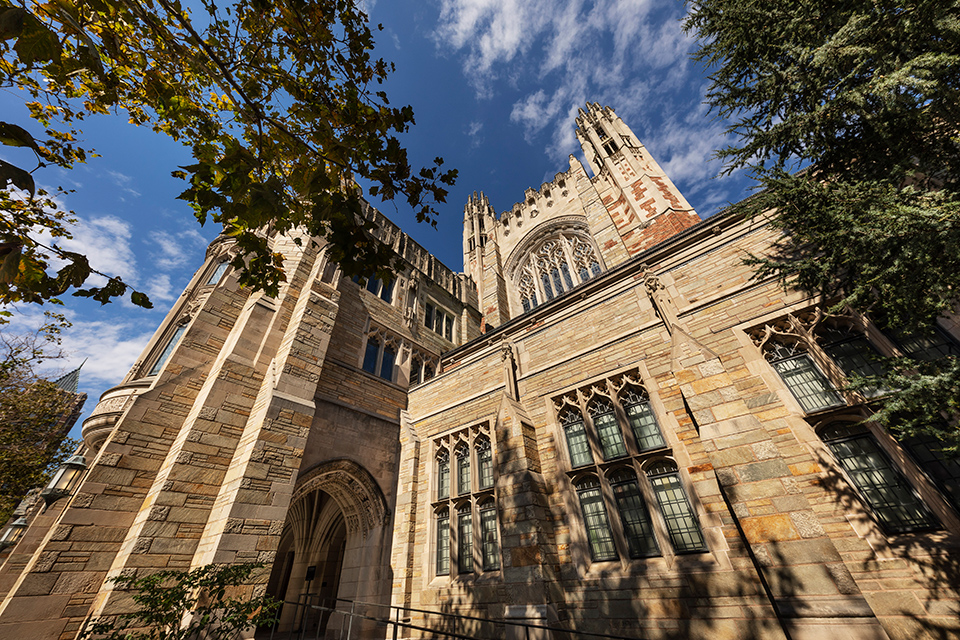 the front of Yale Law School