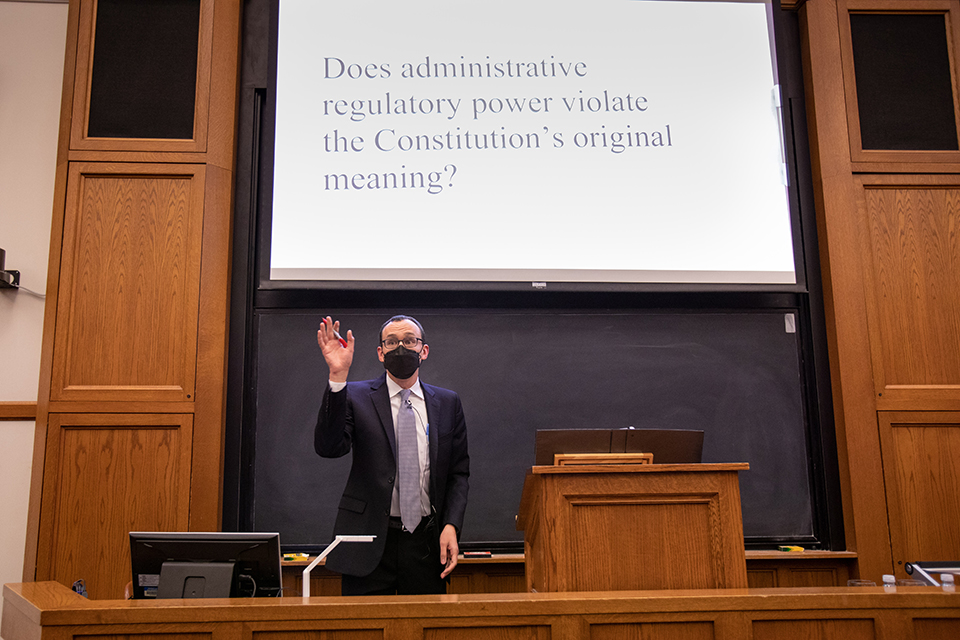 Professor Parrillo Argues for the Constitutionality of Agency Rulemaking