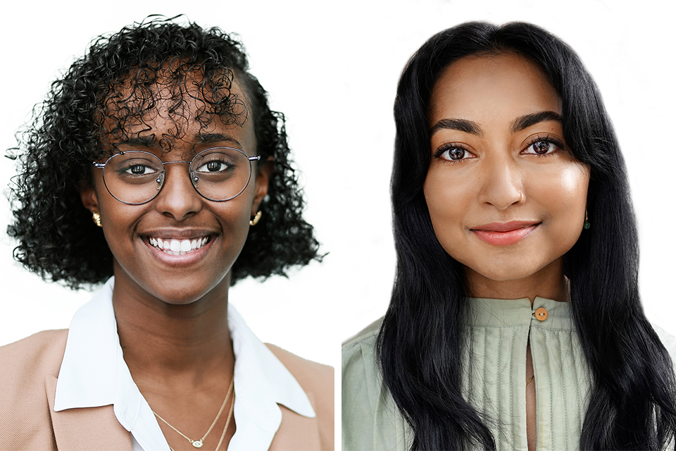 Two Yale Law School students — the daughters of parents who immigrated to the United States from Somalia and India, respectively — have been named 2023 recipients of the Paul & Daisy Soros Fellowship for New Americans.  Philsan Isaak ’25 and Shyamala Ramakrishna ’24