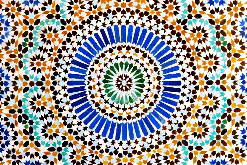 Islamic tile mosaic