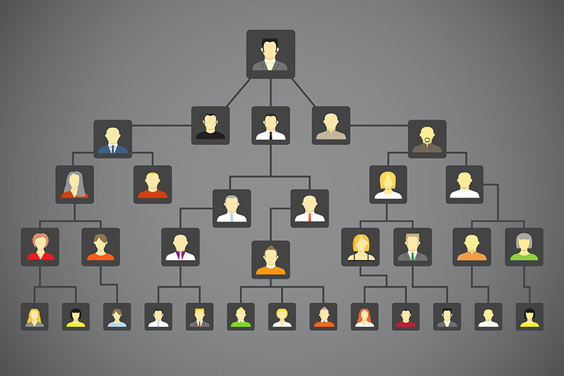 an illustration of members of a family tree