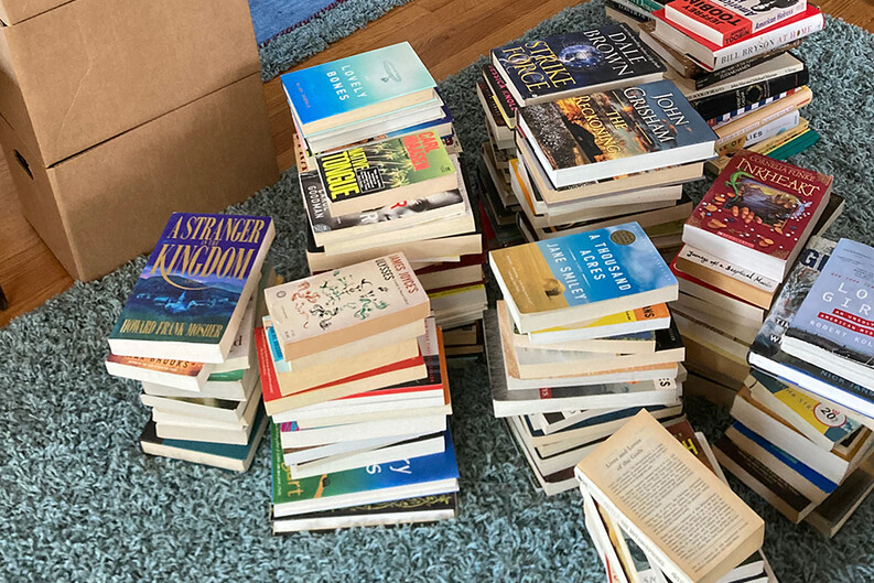 Books to be donated