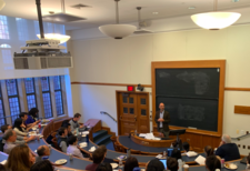 Adam Segal speaking at Yale Law School