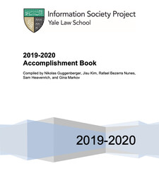 Cover of Accomplishment Book of 2019-2020