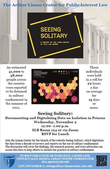 Poster for Seeing Solitary event
