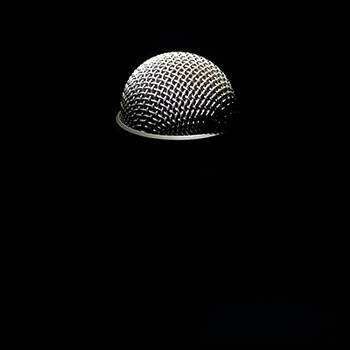 microphone in shadow