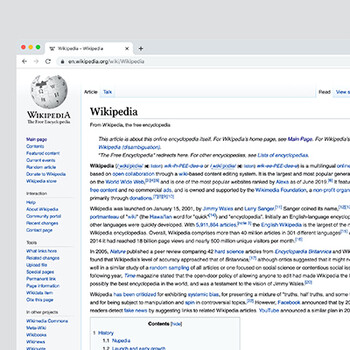 wikipedia article on wikipedia