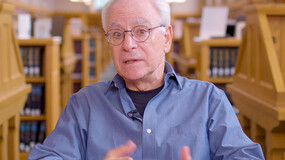 Professor Robert Post in the YLS Library