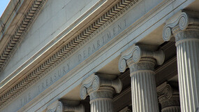 facade of the U.S. Treasury Department